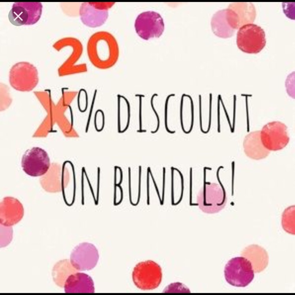 Bundle two or more and save!!!